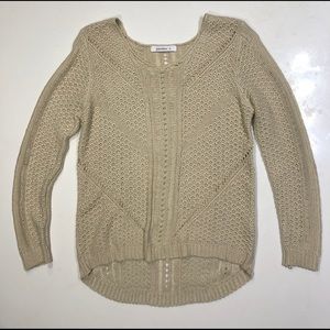 Tan knitted sweater